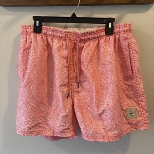 Spicy Tuna Swimsuit Swim Trunks Adult geometric Salmon UV 50 Lined XL